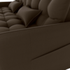 Sofa Cama 2 Lugares 200cm Pillar Veludo E405 Marrom Milani Store