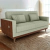 Sofa Cama 2 Lugares 203 cm Esther Boucle Oliva Corino Whisk Milani Store