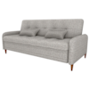 Sofa Cama 2 Lugares 206 cm Donna Linho Vancouver E483 Bege Milani Store