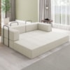 Sofa Cama Modular 2 Lugares 180 cm Monaco Boucle Bege VConcept