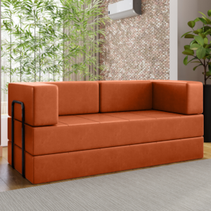 Sofa Cama Modular 2 Lugares 180 cm New Monaco Corino Dallas VConcept