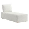Sofá Chaise Modular Block 74x153 Pes Madeira Boucle TCE 1010 MOLL