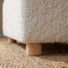 Sofá Chaise Modular Block 74x153 Pes Madeira Boucle TCE 1010 MOLL