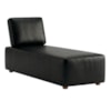 Sofá Chaise Modular Block 74x153 Pes Madeira Courino TCS 724 MOLL
