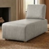 Sofá Chaise Modular Block 74x153 Pes Madeira Linho TCS 701 MOLL