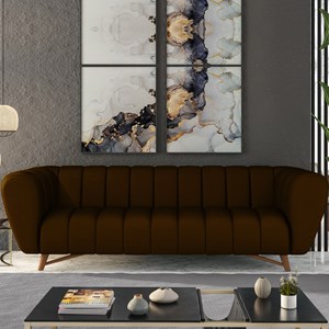 Sofa Decorativo 2 Lugares 178 cm Alure Corano TCS 721 Moll