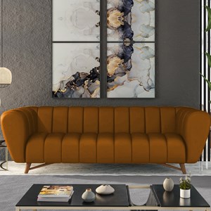 Sofa Decorativo 3 Lugares 238 cm Alure Corano TCS 727 Moll