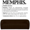 Sofa Decorativo 3 Lugares 252 cm Memphis Corano TCS 721 Moll
