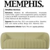 Sofa Decorativo 4 Lugares 332 cm Memphis Boucle TCE 1001 Moll