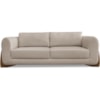 Sofa Jolie 2 Lugares 160cm Pes Boomerang Linho 211 Areia Ezz