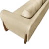 Sofa Jolie 2 Lugares 160cm Pes Boomerang Linho 211 Dourado Ezz