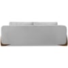 Sofa Jolie 2 Lugares 160cm Pes Boomerang Linho 211 Grigio Ezz