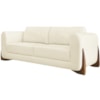 Sofa Jolie 2 Lugares 160cm Pes Boomerang Linho 211 Perola Ezz