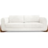 Sofa Jolie 2 Lugares 160cm Pes Boomerang Linho Boucle 3302 Ezz