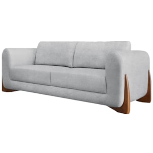 Sofa Jolie 2 Lugares 160cm Pes Boomerang Linho Boucle 3302 Ezz