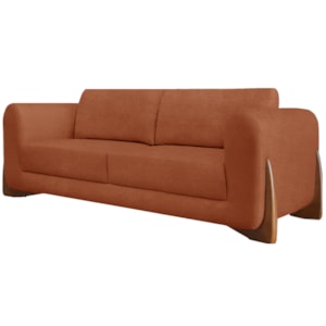 Sofa Jolie 2 Lugares 160cm Pes Boomerang Linho Boucle 3303 Ezz