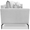 Sofa Liv 3 Lugares 200cm Pes Aço Linho 233 Grigio Ezz