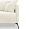 Sofa Liv 3 Lugares 220cm Pes Aço Linho 234 Natural Ezz