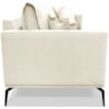 Sofa Liv 3 Lugares 220cm Pes Aço Linho 234 Natural Ezz