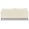 Sofa Liv 3 Lugares 220cm Pes Aço Linho 234 Perola Ezz