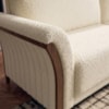 Sofá Living 2 Lugares Royal 162 cm Pes Madeira Boucle TCE 1010 MOLL