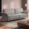 Sofá Living 2 Lugares Royal 162 cm Pes Madeira Boucle TCE 1018 MOLL