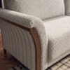 Sofá Living 2 Lugares Royal 162 cm Pes Madeira Boucle TCE 1018 MOLL