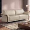 Sofá Living 2 Lugares Royal 162 cm Pes Madeira Courino TCS 725 MOLL