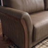 Sofá Living 2 Lugares Royal 162 cm Pes Madeira Courino TCS 729 MOLL
