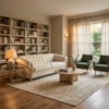 Sofá Living Capitone 2 Lugares Milano 188 cm Pes Madeira Boucle TCE 1010 MOLL