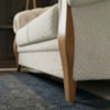 Sofá Living Capitone 2 Lugares Milano 188 cm Pes Madeira Boucle TCE 1010 MOLL