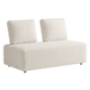 Sofá Modular 2 Lugares Block 148 cm Pes Madeira Boucle TCE 1010 MOLL