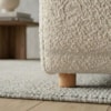 Sofá Modular 2 Lugares Block 148 cm Pes Madeira Boucle TCE 1010 MOLL
