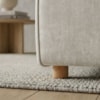 Sofá Modular 2 Lugares Block 148 cm Pes Madeira Linho TCS 701 MOLL