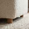 Sofa Modular 2 Lugares E Chaise Block Pes Madeira Boucle TCE 1010 MOLL