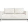 Sofa Nori 2 Lugares Pes De Ferro 160cm Linho Boucle 3300 Ezz