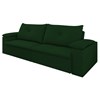 Sofa Retratil E Reclinavel 02 Lugares 190cm Tico Suede Verde D'monegatto