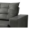 Sofa Retratil E Reclinavel 140cm Specialle Veludo Cinza FT Milani Store