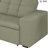 Sofa Retratil E Reclinavel 210 cm Max Veludo SL 940 Moll