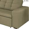 Sofa Retratil E Reclinavel 210 cm Max Veludo SL 945 Moll