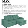 Sofa Retratil E Reclinavel 210 cm Max Veludo SL 946 Moll