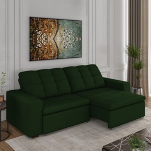 Sofa Retratil E Reclinavel 210 cm Max Veludo SL 947 Moll
