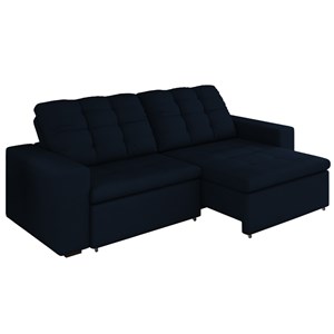 Sofa Retratil E Reclinavel 210 cm Max Veludo SL 948 Moll