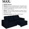 Sofa Retratil E Reclinavel 210 cm Max Veludo SL 948 Moll