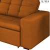 Sofa Retratil E Reclinavel 210 cm Max Veludo SL 953 Moll