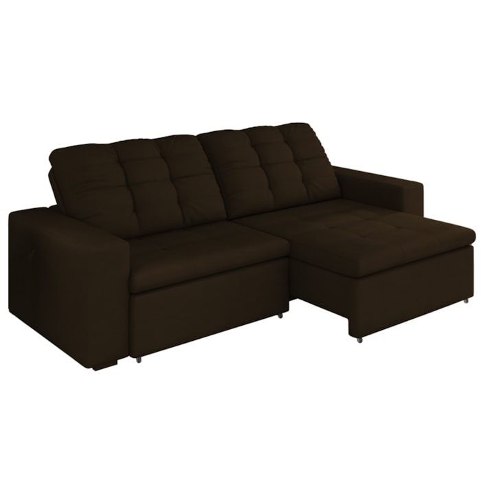 Sofa Retratil E Reclinavel 230 cm Max Veludo SL 942 Moll