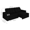 Sofa Retratil E Reclinavel 230 cm Max Veludo SL 944 Moll