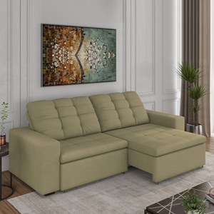 Sofa Retratil E Reclinavel 230 cm Max Veludo SL 945 Moll