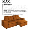 Sofa Retratil E Reclinavel 230 cm Max Veludo SL 953 Moll