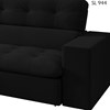 Sofa Retratil E Reclinavel 3 Lugares 218 cm Eldorado SL 944 Veludo Moll